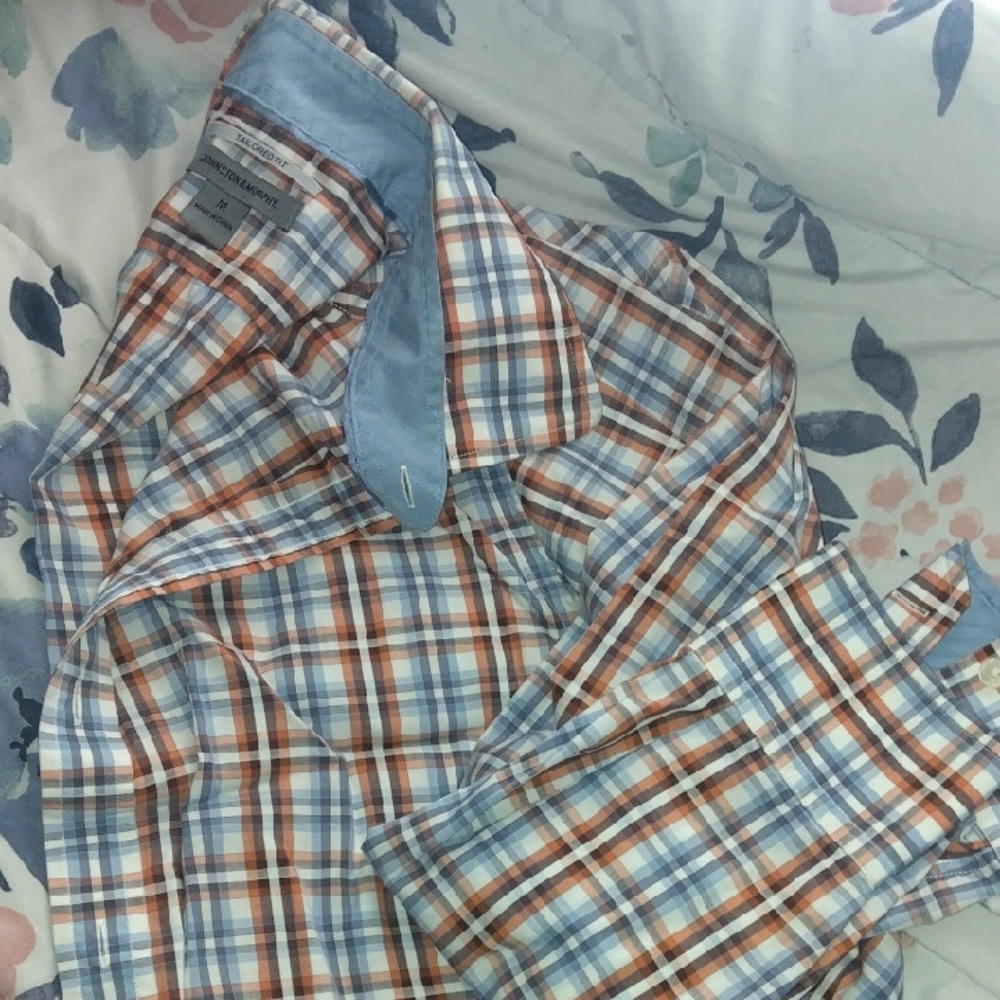 Johnston & Murphy Multicolor Plaid Shirt